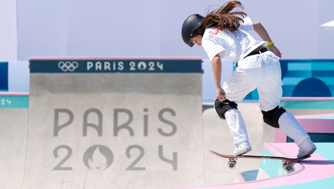 Fay De Fazio Ebert participe à l'épreuve de park.