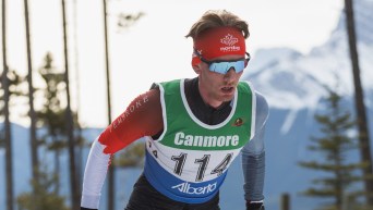 Max Hollmann en ski de fond.