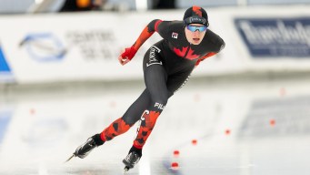 Laura Hall en action.