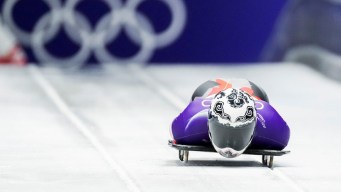 Josip Brusic en action en skeleton.