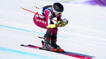 Justine Lamontagne en position vitesse.