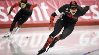 David La Rue pendant une course.