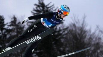 Natalie Eilers en plein saut.