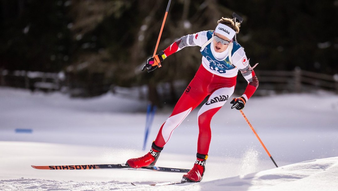 Logan Pletz en action.