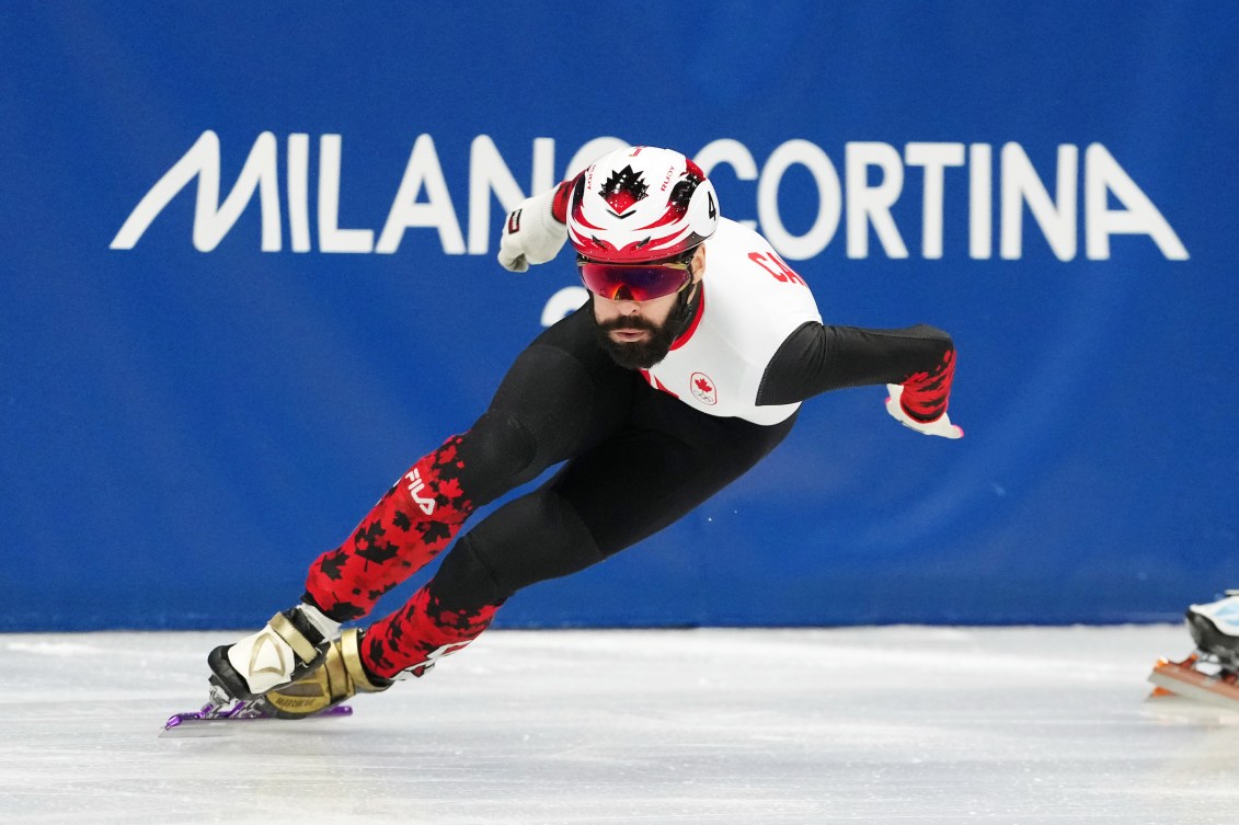 Steven Dubois pendant une course.