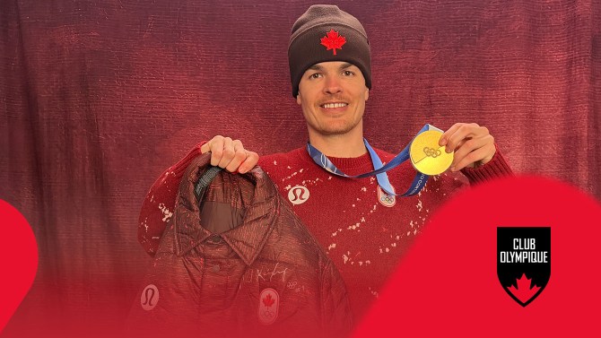 Gagnez une veste d’Équipe Canada signée par le médaillé d&rsquo;or Mikaël Kingsbury