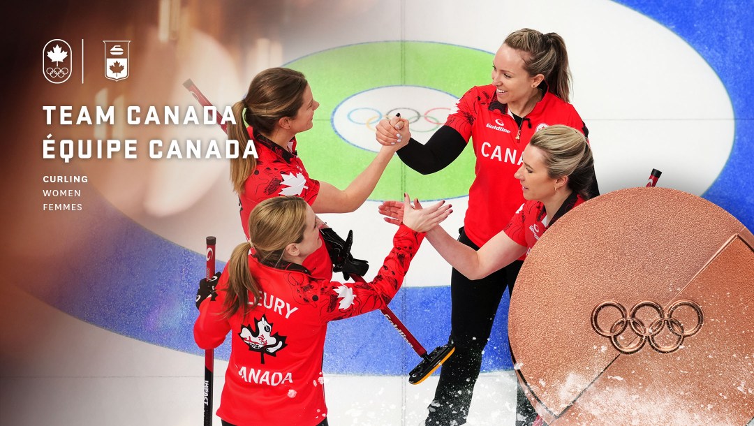 Visuel de médaille de bronze pour l'équipe Rachel Homan